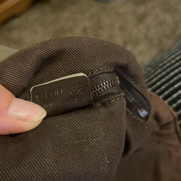 COPY - Great Condition Celine Green Nylon Tote Bag. With Certificate of Authent… - Picture 7 of 16